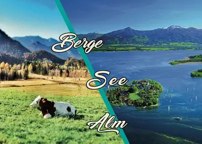 Naturlandschaft in der Nähe des Ferienhauses