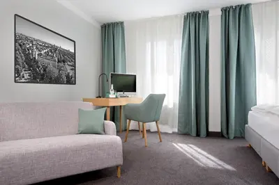 TV/Unterhaltungsangebot in der Unterkunft Hotel Rotkreuzplatz