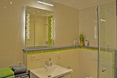 Ein Badezimmer in der Unterkunft Gästehaus Walser