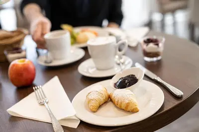Essen im Hotel oder in der Nähe