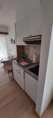 Küche/Küchenzeile in der Unterkunft Appartementhaus Florianshof
