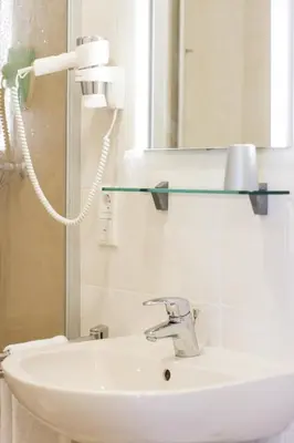 Ein Badezimmer in der Unterkunft Hotel Garni Haus zum Gutenberg