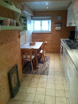 Küche/Küchenzeile in der Unterkunft Ferienhaus Kraihof, Münchner Straße 234