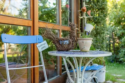 Ein Garten an der Unterkunft Haus Koch-Lechner