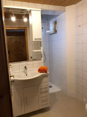 Ein Badezimmer in der Unterkunft Haus Koch-Lechner