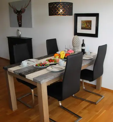 Essen in der Ferienwohnung oder in der Nähe