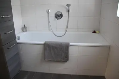 Ein Badezimmer in der Unterkunft Chiemsee-Edelweiß Ferienwohnung
