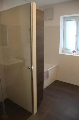 Ein Badezimmer in der Unterkunft Chiemsee-Edelweiß Ferienwohnung