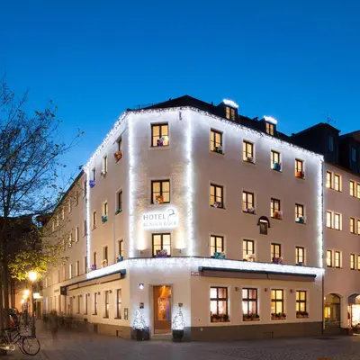 Das Gebäude in dem sich das Hotel befindet