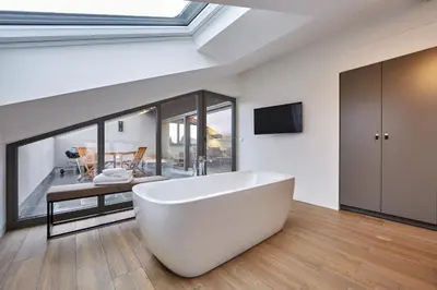 TV/Unterhaltungsangebot in der Unterkunft City Suites Murnau