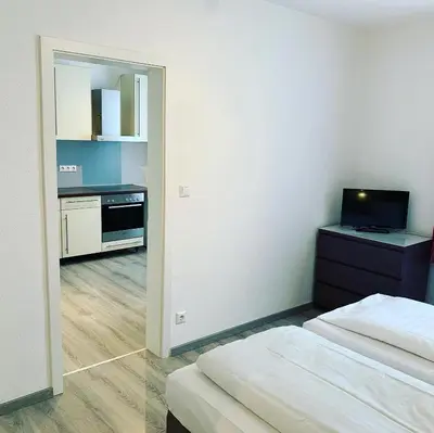 Ein Bett oder Betten in einem Zimmer der Unterkunft Pension Belo Sono