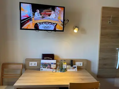 TV/Unterhaltungsangebot in der Unterkunft Gasthaus und Landhotel Wiedmann