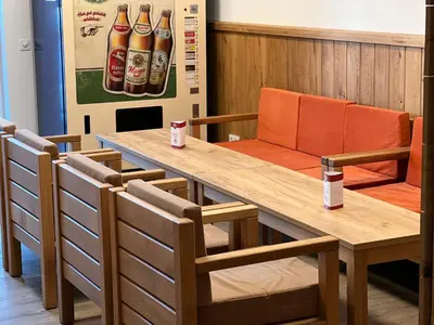 Ein Sitzbereich in der Unterkunft Business Boardinghouse Augsburg, zentral, ruhig & mit Parkplatz