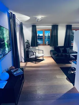Ein Sitzbereich in der Unterkunft Hofwies-Exklusiv - Privates Luxus-Boutique Ferienhaus 8 Pax