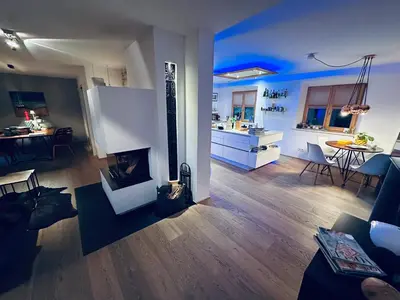 Ein Sitzbereich in der Unterkunft Hofwies-Exklusiv - Privates Luxus-Boutique Ferienhaus 8 Pax