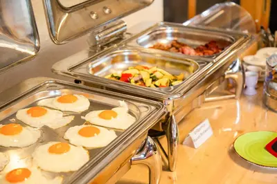 Essen im Hotel oder in der Nähe