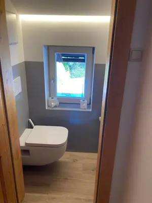 Ein Badezimmer in der Unterkunft Ferienwohnung Heilingbrunner