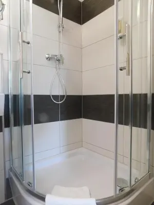 Ein Badezimmer in der Unterkunft Hotel Hecht Garni