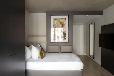 Ein Bett oder Betten in einem Zimmer der Unterkunft Numa Munich Stark