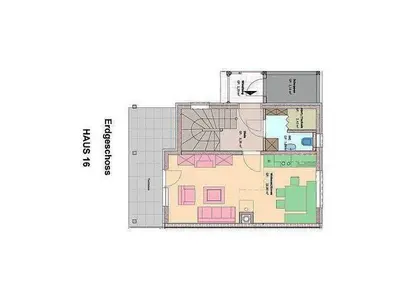Grundriss der Unterkunft Meister´s Ferienhaus - Tiere herzlich willkommen! - Königswinkel