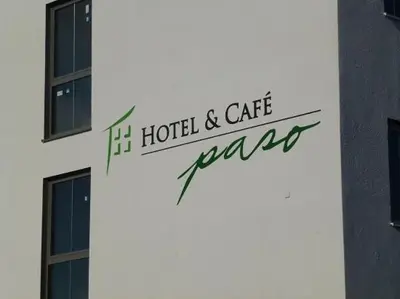 Ein Zertifikat, Auszeichnung, Logo oder anderes Dokument, das in der Unterkunft Hotel und Cafe Paso ausgestellt ist