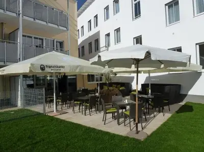Das Gebäude in dem sich das Hotel befindet
