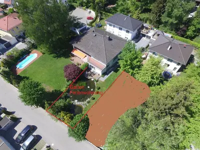 Blick auf Ferienwohnung Messewohnung München Ost aus der Vogelperspektive