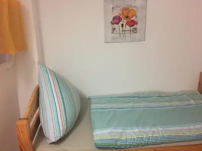 Ein Bett oder Betten in einem Zimmer der Unterkunft Ferienwohnung Valentin