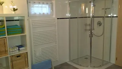 Ein Badezimmer in der Unterkunft Ferienwohnung Valentin