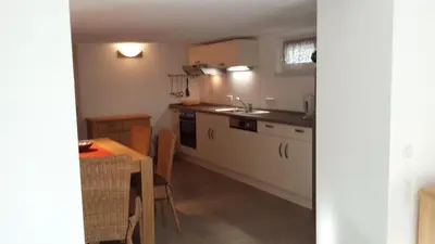 Küche/Küchenzeile in der Unterkunft Ferienwohnung Valentin