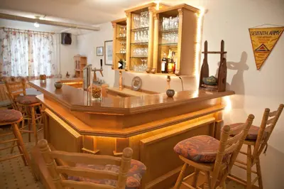 Lounge oder Bar in der Unterkunft Haus am Balsberg