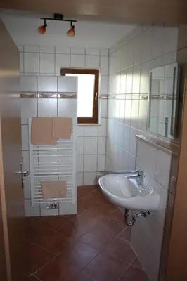 Ein Badezimmer in der Unterkunft Landgasthof Haagen