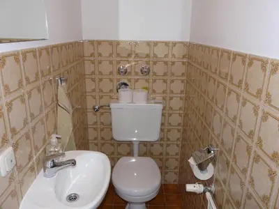 Ein Badezimmer in der Unterkunft Ferienwohnung 20 Bergschlößl Oberaudorf