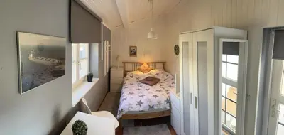 Ein Bett oder Betten in einem Zimmer der Unterkunft Ferienhaus Schmidt