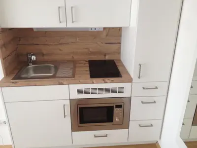 Küche/Küchenzeile in der Unterkunft Munich Apartment