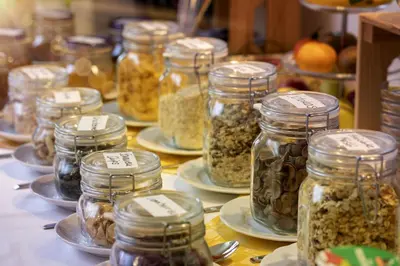Essen in der Pension oder in der Nähe