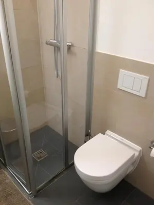 Ein Badezimmer in der Unterkunft City Apartment Munich