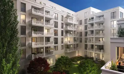 Das Gebäude in dem sich die Ferienwohnung befindet