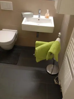 Ein Badezimmer in der Unterkunft City Apartment Munich