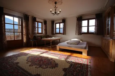 Ein Bett oder Betten in einem Zimmer der Unterkunft Erlebnislandgasthof Hotel Neiderhell