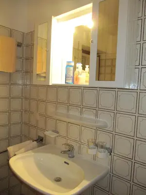 Ein Badezimmer in der Unterkunft Erlebnislandgasthof Hotel Neiderhell