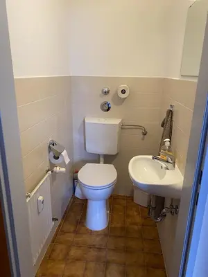 Ein Badezimmer in der Unterkunft Bergschlössl - Massionettwohnung 22