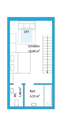 Grundriss der Unterkunft Bergschlössl - Massionettwohnung 16