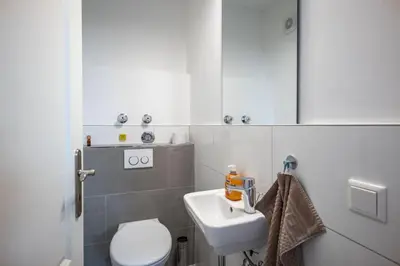 Ein Badezimmer in der Unterkunft Bergschlössl - Maissonettwohnung 19