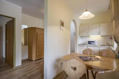 Küche/Küchenzeile in der Unterkunft Bergschlössl - Eckwohnung 24