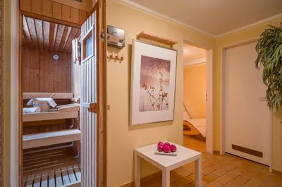 Ein Bett oder Betten in einem Zimmer der Unterkunft Bergschlössl - Eckwohnung 24