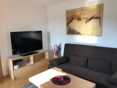 TV/Unterhaltungsangebot in der Unterkunft Ferienwohnung Aretsried 2