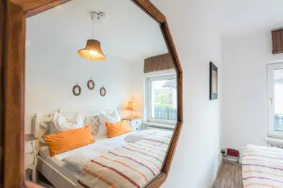 Ein Bett oder Betten in einem Zimmer der Unterkunft DARFATI 4-Zimmer Wohnung