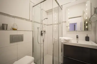 Ein Badezimmer in der Unterkunft Villa Stigloh