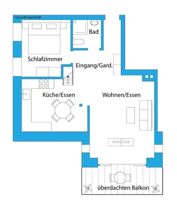 Grundriss der Unterkunft Villa Kaiser